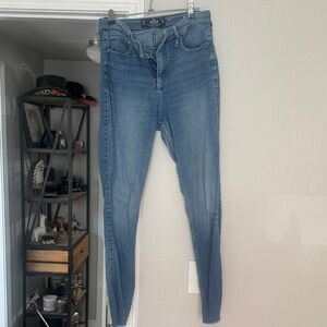 Hollister Women's Light Blue Skinny Jeans